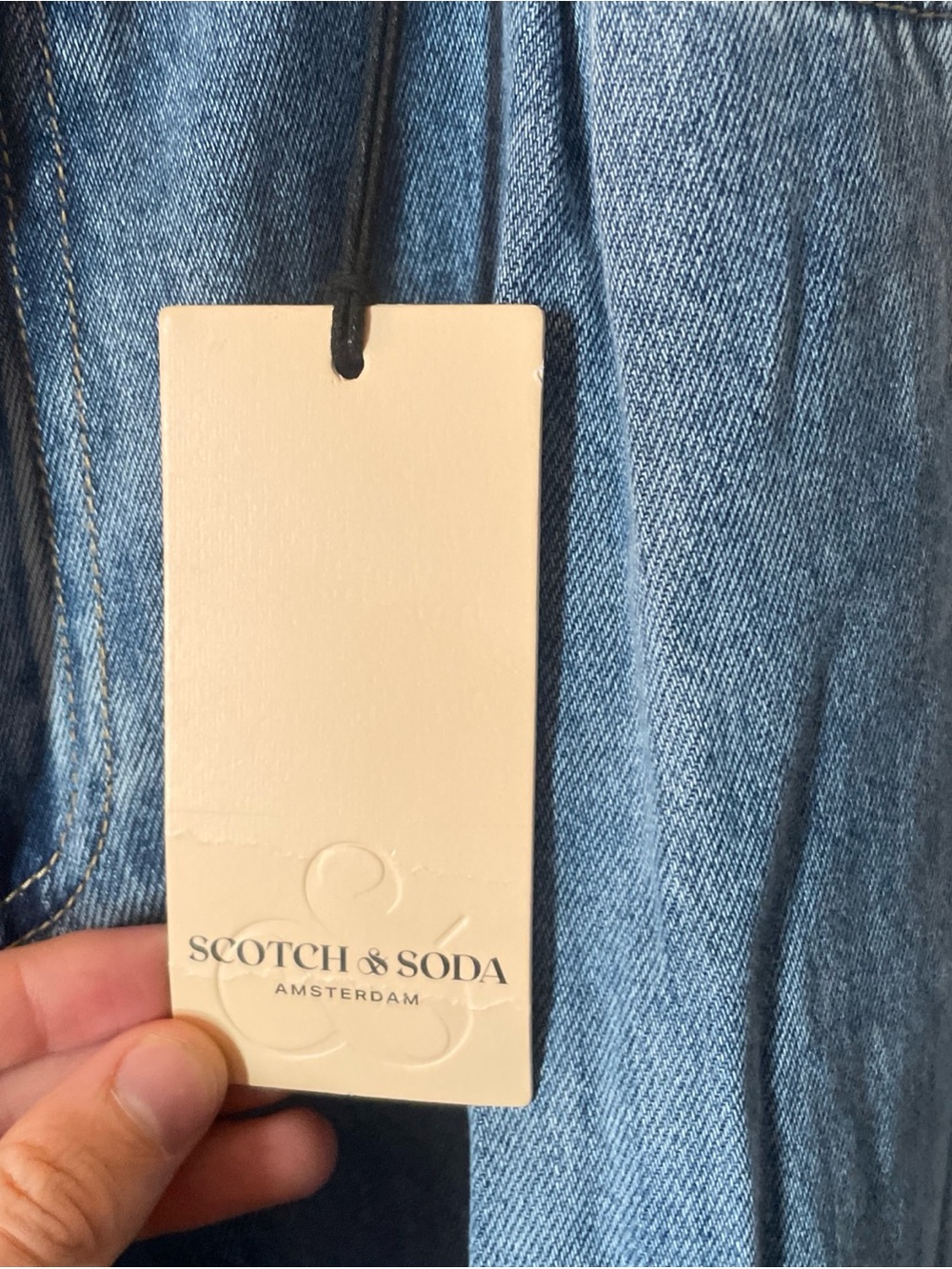Scotch And Soda Highrise Wideleg Dark Wash Jeans Sz 6/28 - Picture 3 of 6